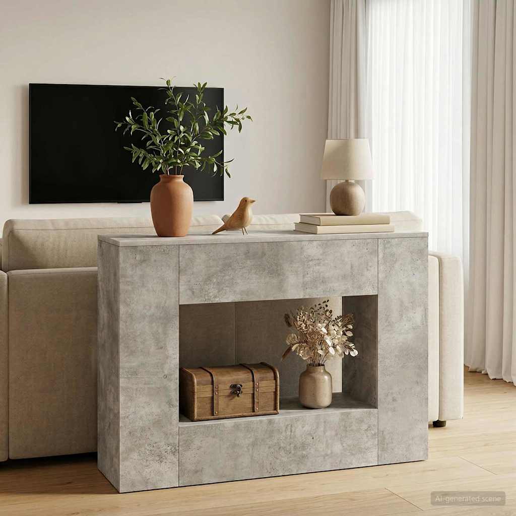 Betongrau 101 x 29 x 74 cm