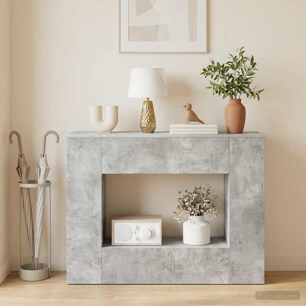 Betongrau 101 x 29 x 74 cm