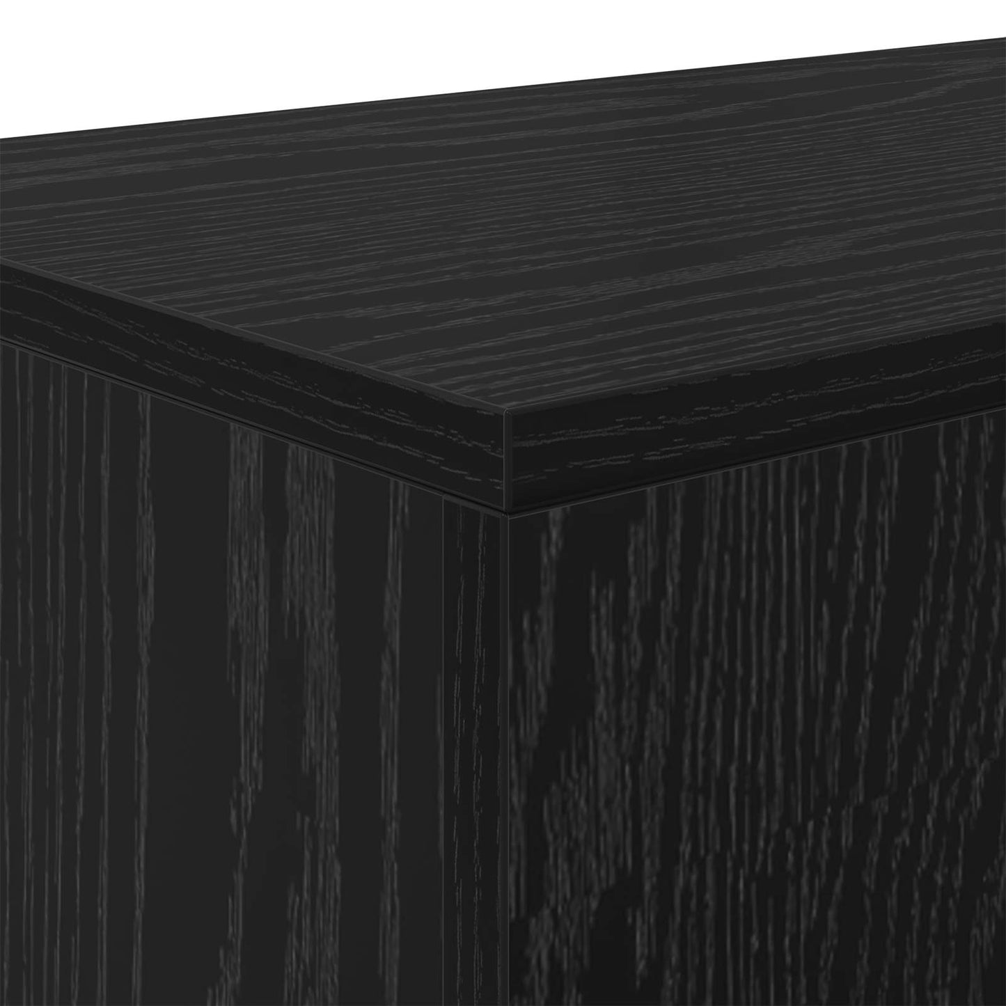 Schwarz Eichen-Optik 82 x 29 x 74 cm