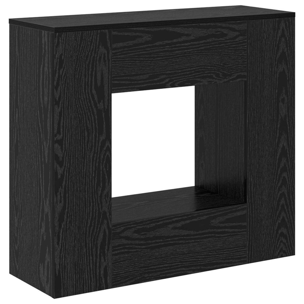 Schwarz Eichen-Optik 82 x 29 x 74 cm