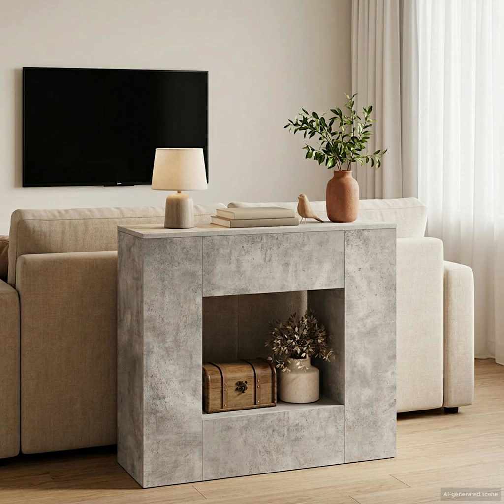 Betongrau 82 x 29 x 74 cm