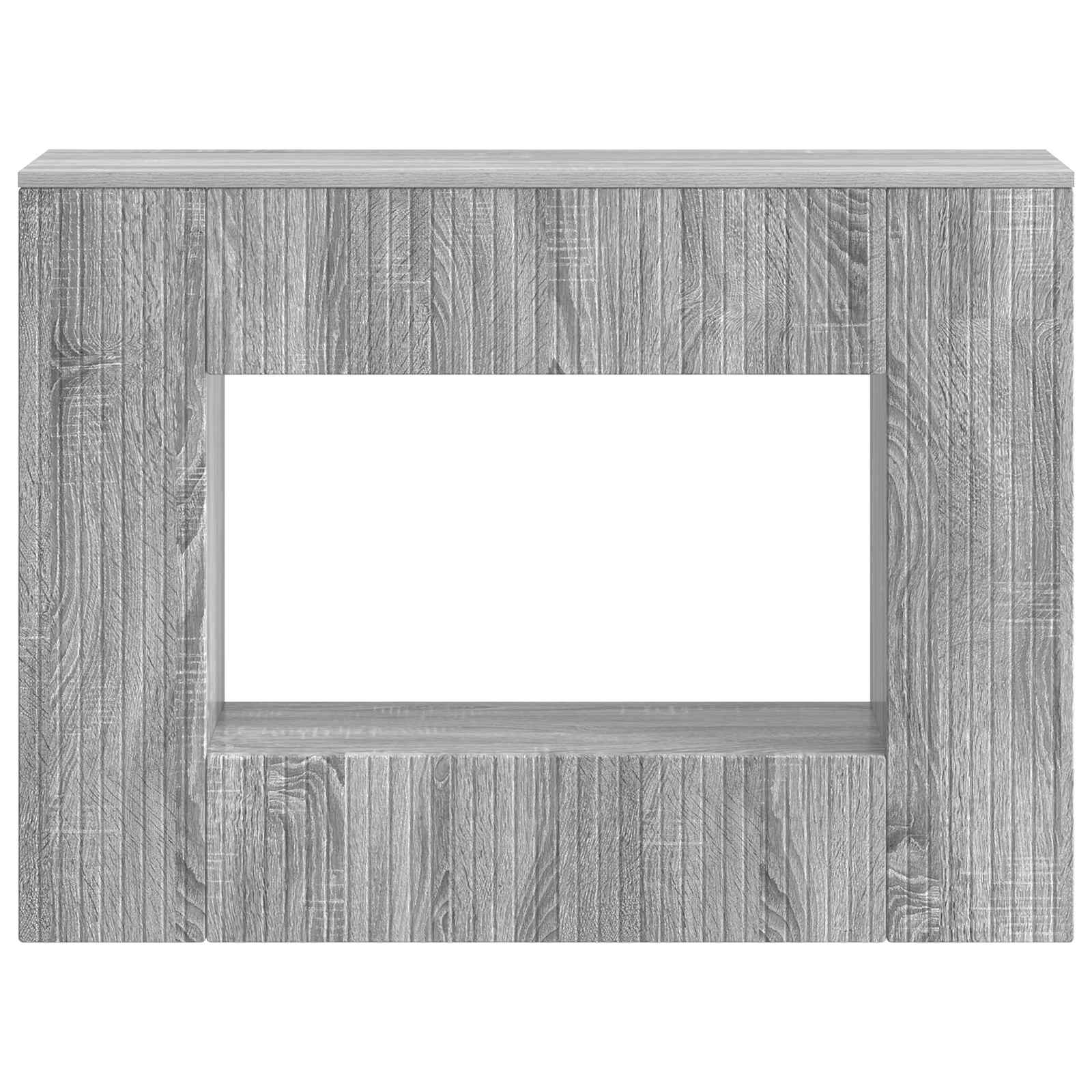 Konsolentisch Sonoma-Grau 101 x 29 x 74 cm Holzwerkstoff