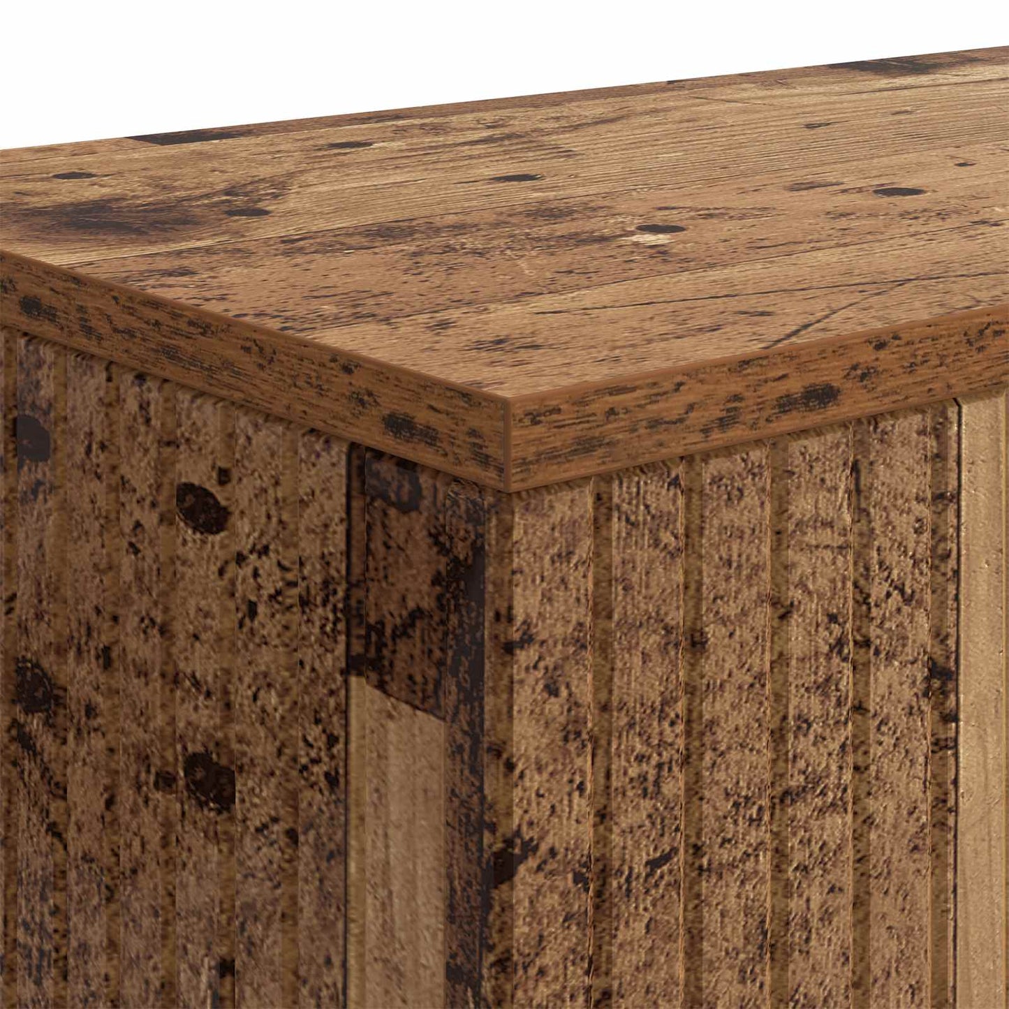 Konsolentisch Altholz 101 x 29 x 74 cm Holzwerkstoff