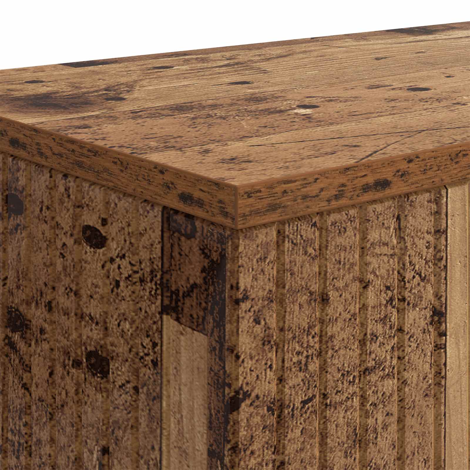 Konsolentisch Altholz 101 x 29 x 74 cm Holzwerkstoff