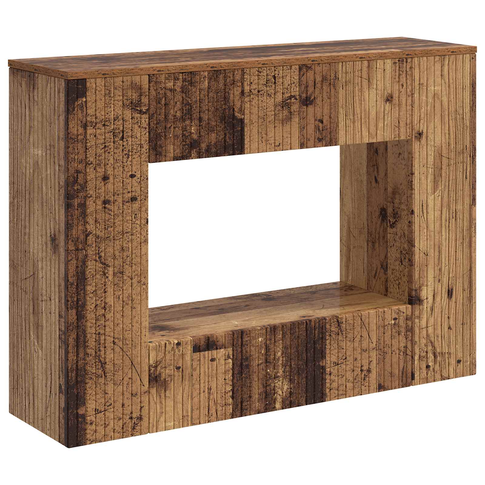 Konsolentisch Altholz 101 x 29 x 74 cm Holzwerkstoff
