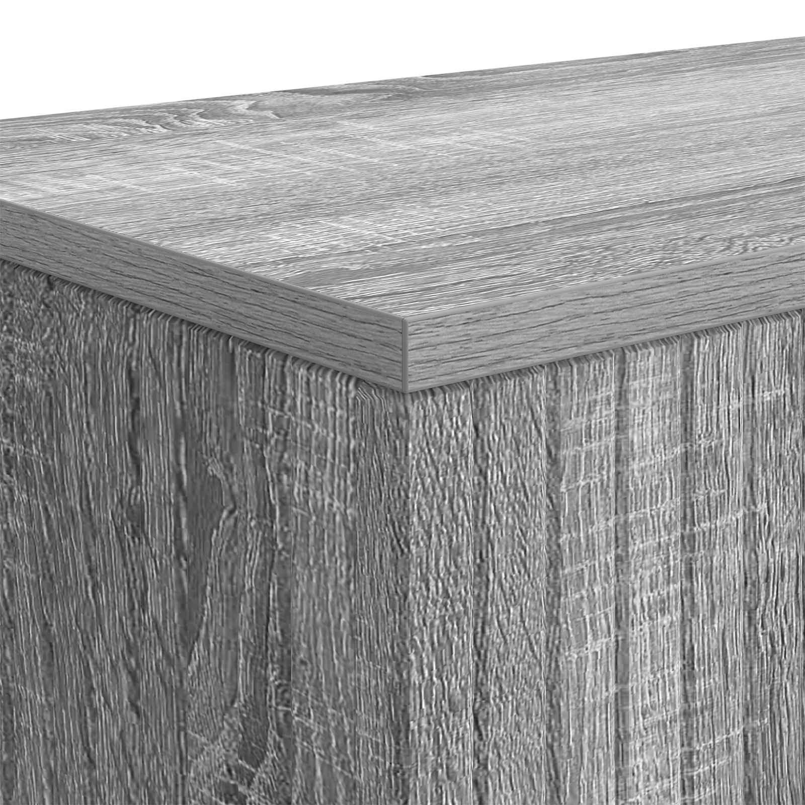 Konsolentisch Sonoma-Grau 155 x 29 x 74 cm Holzwerkstoff