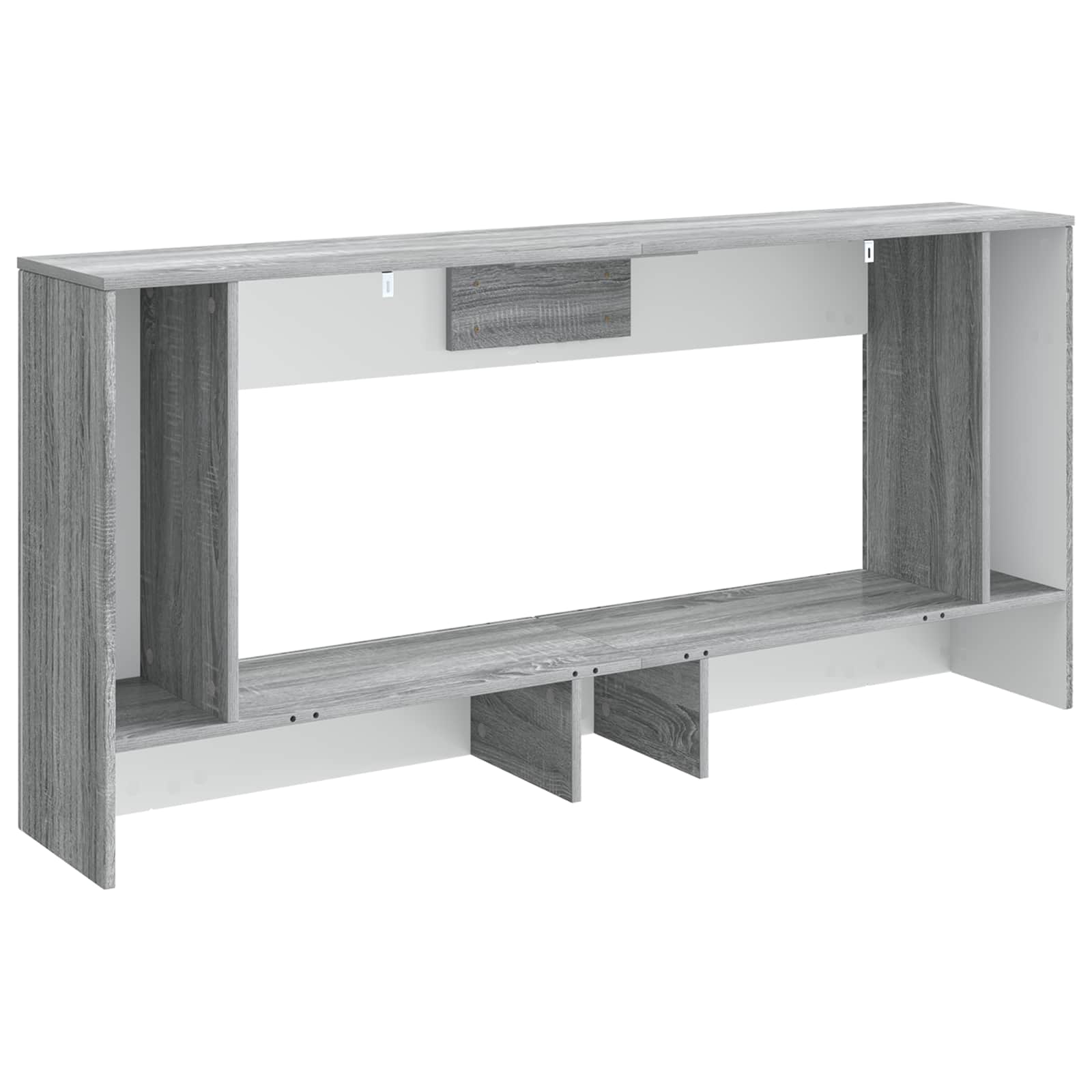 Konsolentisch Sonoma-Grau 155 x 29 x 74 cm Holzwerkstoff