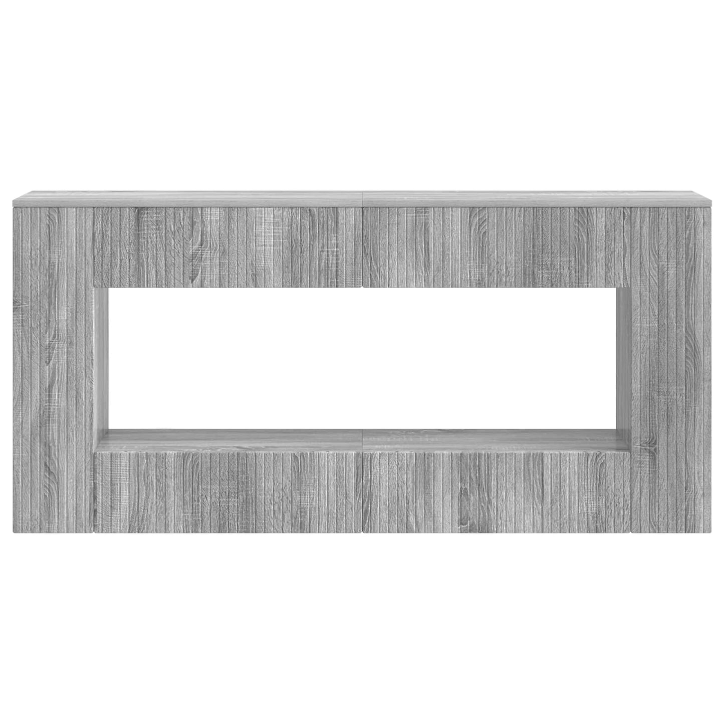 Konsolentisch Sonoma-Grau 155 x 29 x 74 cm Holzwerkstoff