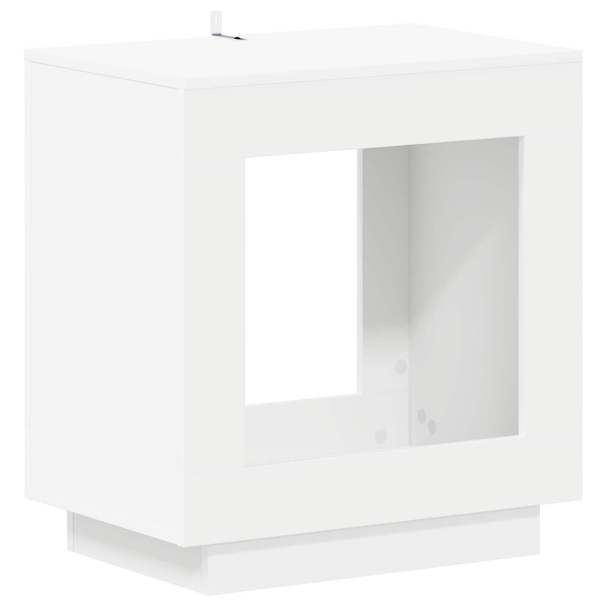 Beistelltisch Weiß 60 x 40 x 65 cm Holzwerkstoff
