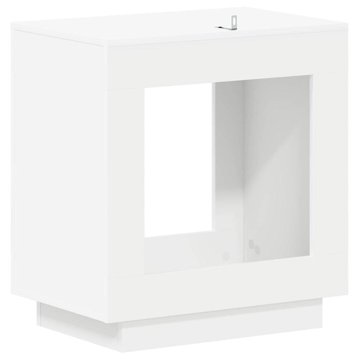Beistelltisch Weiß 60 x 40 x 65 cm Holzwerkstoff