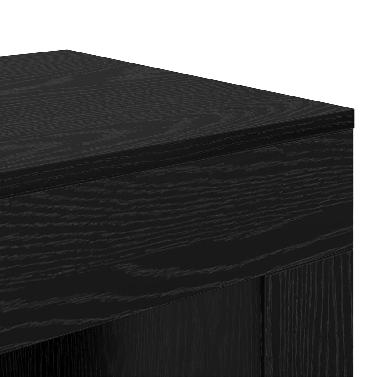 Beistelltisch Schwarze Eiche 60 x 40 x 65 cm Holzwerkstoff