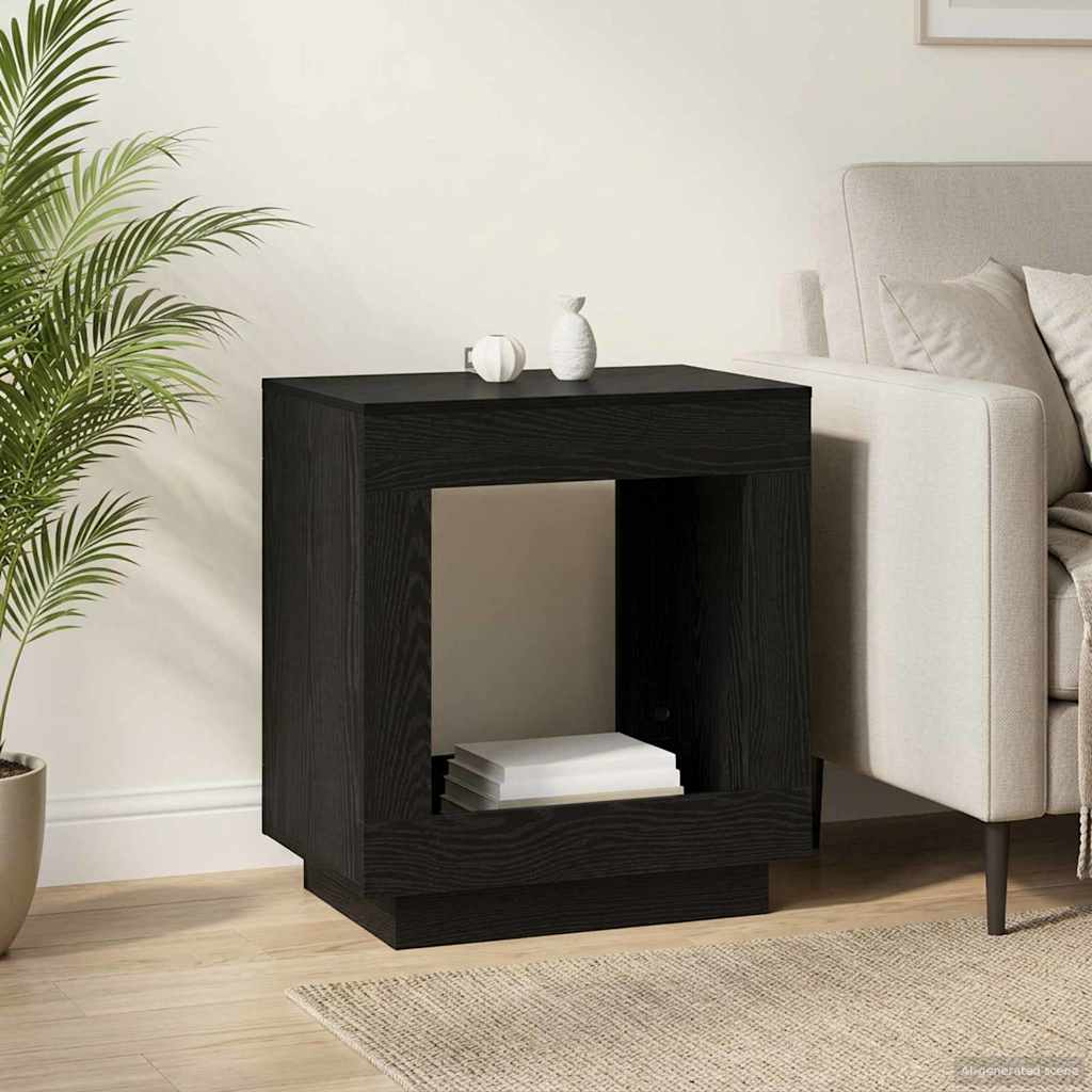 Beistelltisch Schwarze Eiche 60 x 40 x 65 cm Holzwerkstoff