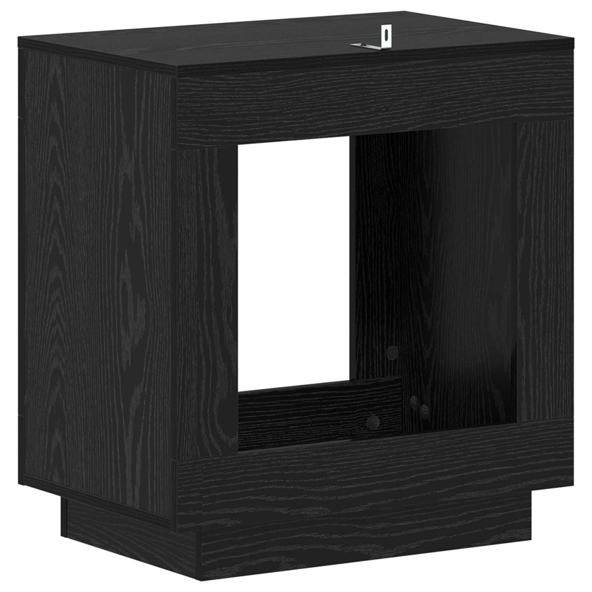 Beistelltisch Schwarze Eiche 60 x 40 x 65 cm Holzwerkstoff