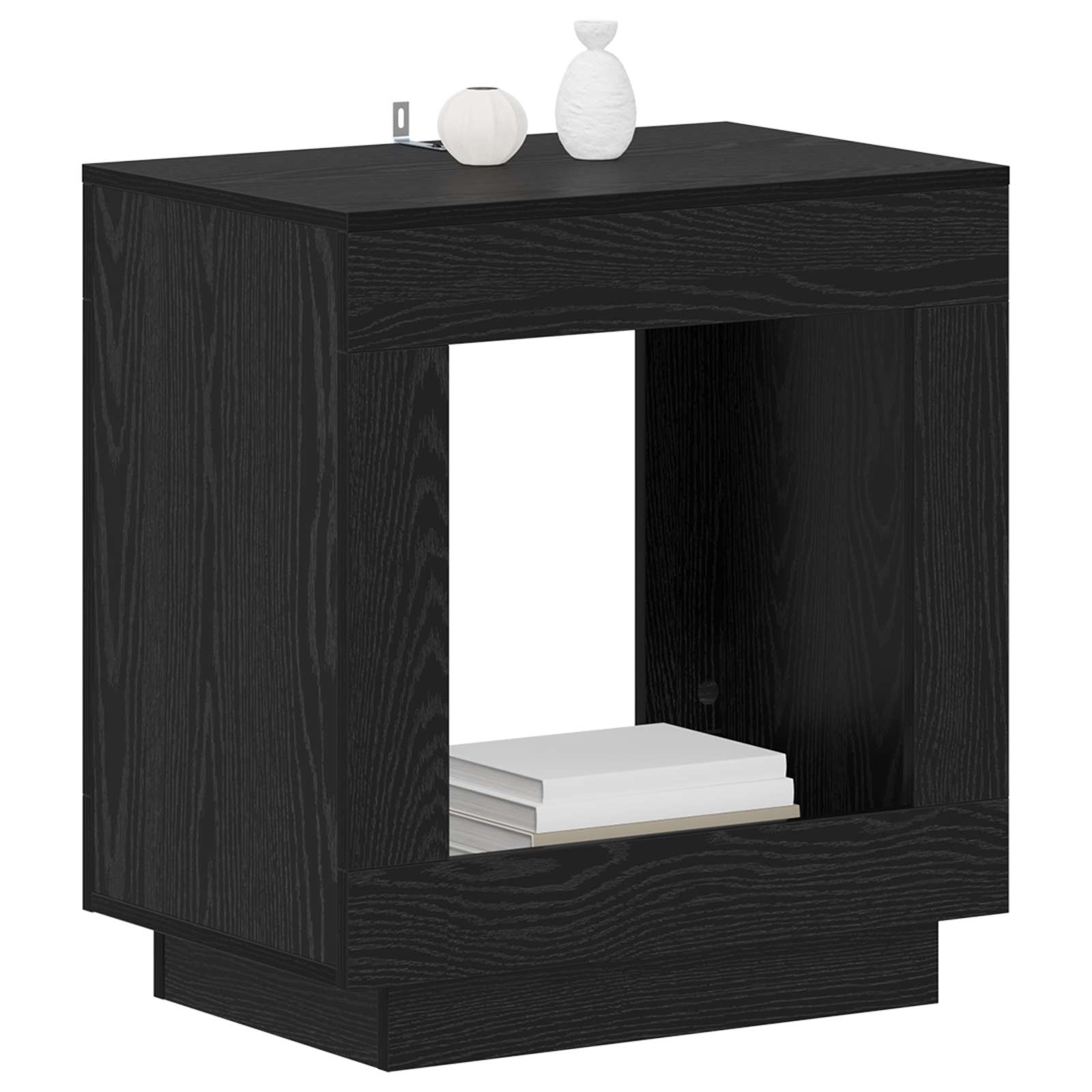 Beistelltisch Schwarze Eiche 60 x 40 x 65 cm Holzwerkstoff