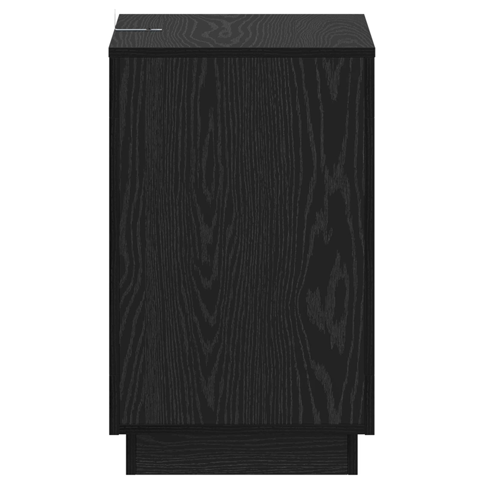 Beistelltisch Schwarze Eiche 60 x 40 x 65 cm Holzwerkstoff
