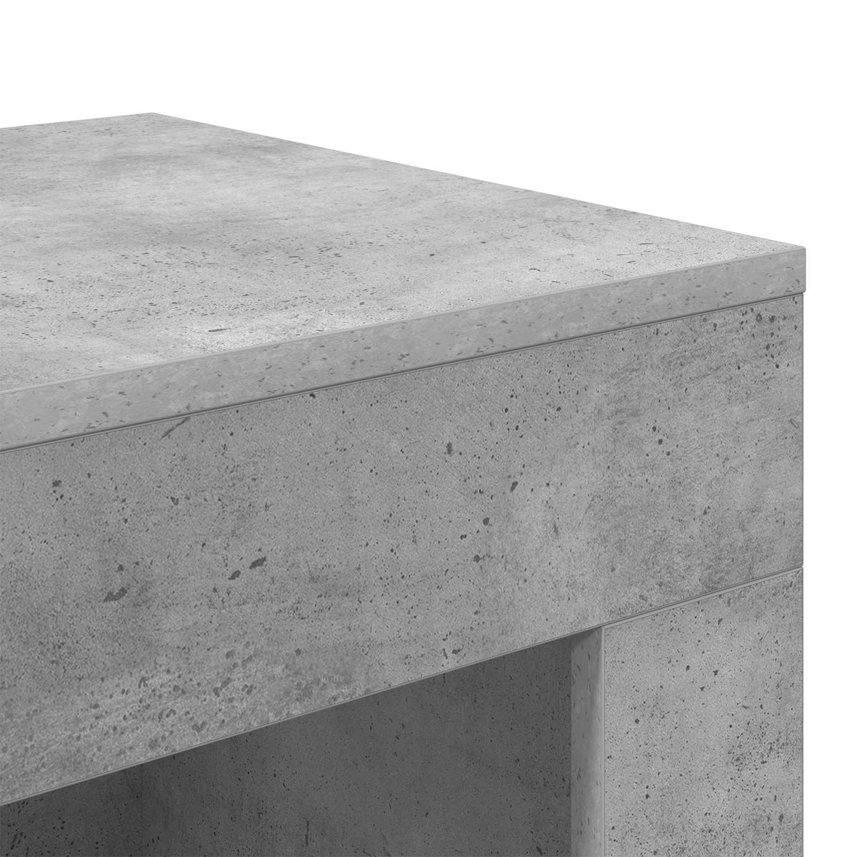Beistelltisch Betongrau 60 x 40 x 65 cm Holzwerkstoff