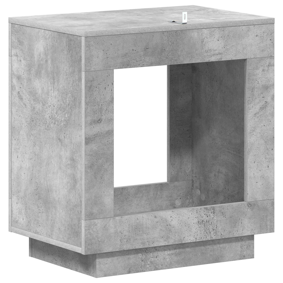Beistelltisch Betongrau 60 x 40 x 65 cm Holzwerkstoff