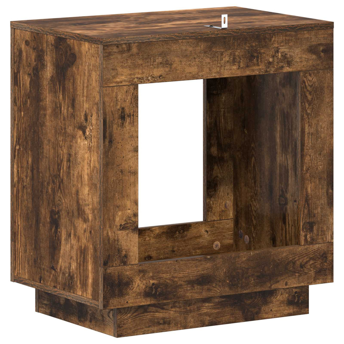 Beistelltisch Geräucherte Eiche 60 x 40 x 65 cm Holzwerkstoff
