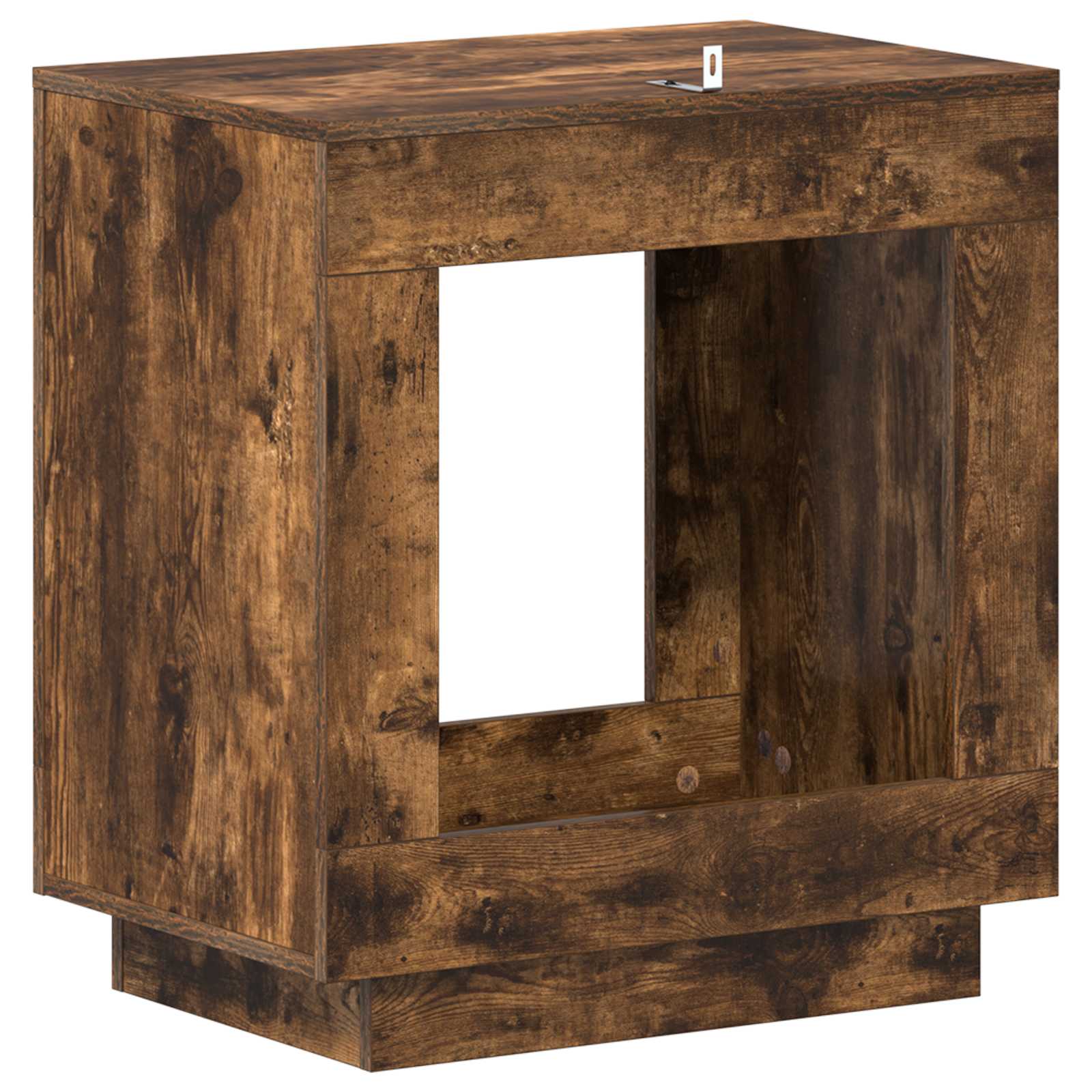 Beistelltisch Geräucherte Eiche 60 x 40 x 65 cm Holzwerkstoff
