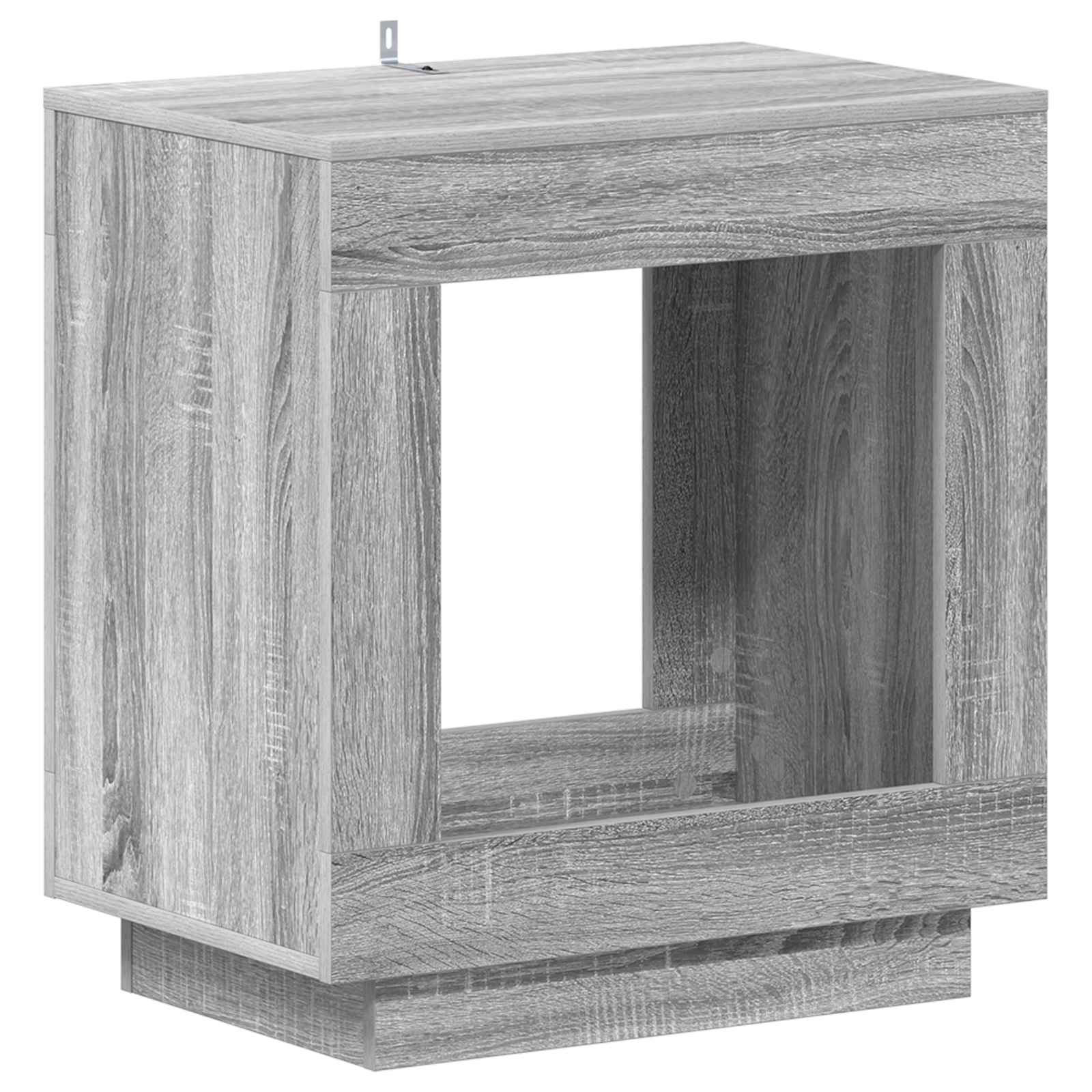 Beistelltisch Graues Sonoma 60 x 40 x 65 cm Holzwerkstoff