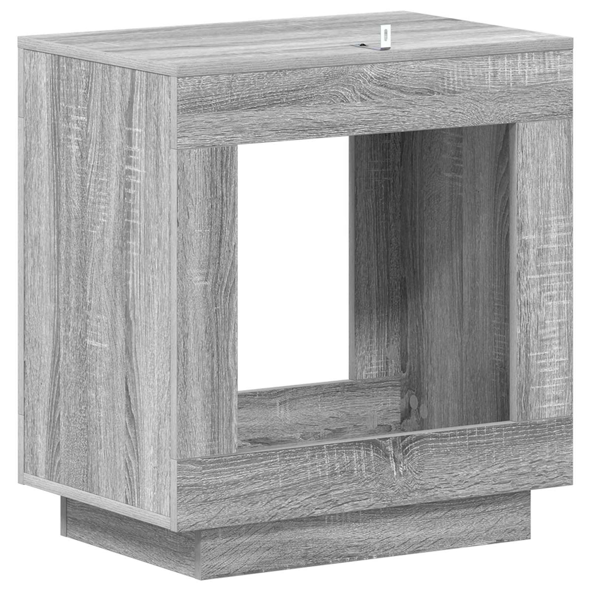 Beistelltisch Graues Sonoma 60 x 40 x 65 cm Holzwerkstoff