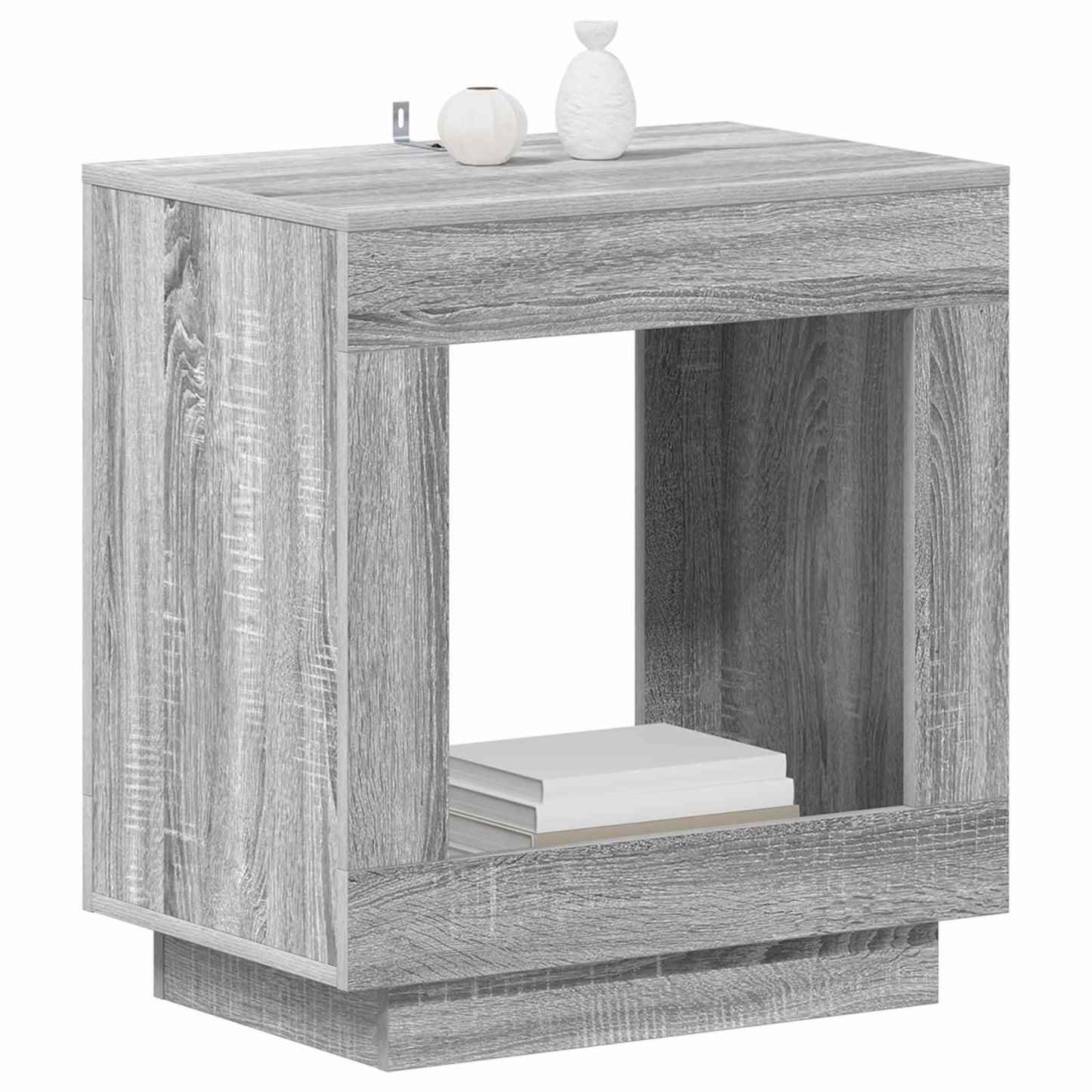 Beistelltisch Graues Sonoma 60 x 40 x 65 cm Holzwerkstoff