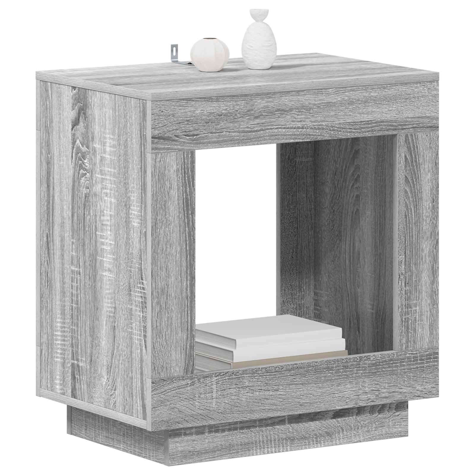 Beistelltisch Graues Sonoma 60 x 40 x 65 cm Holzwerkstoff