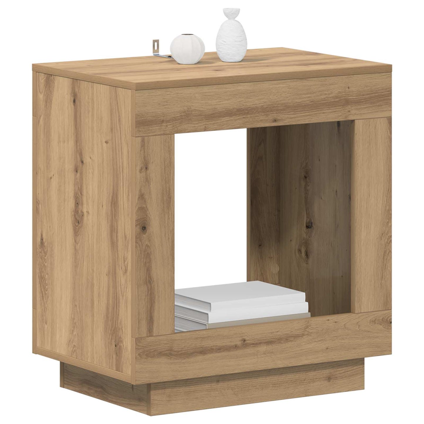 Beistelltisch Artisan-Eiche 60 x 40 x 65 cm Holzwerkstoff