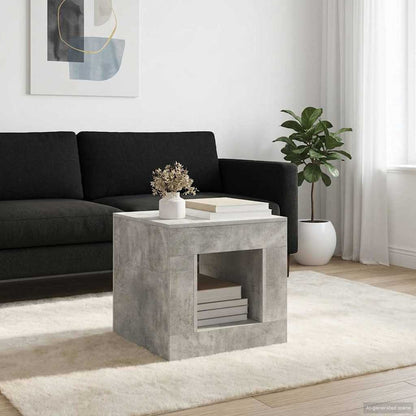 Couchtisch Betongrau 51.5 x 50 x 50 cm Holzwerkstoff