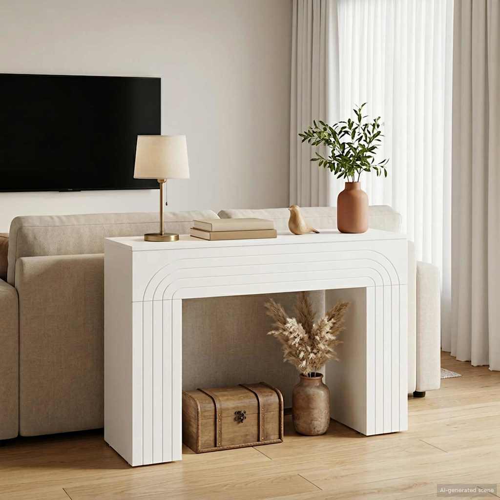 Couchtisch Weiß 102 x 35 x 75 cm Holzwerkstoff