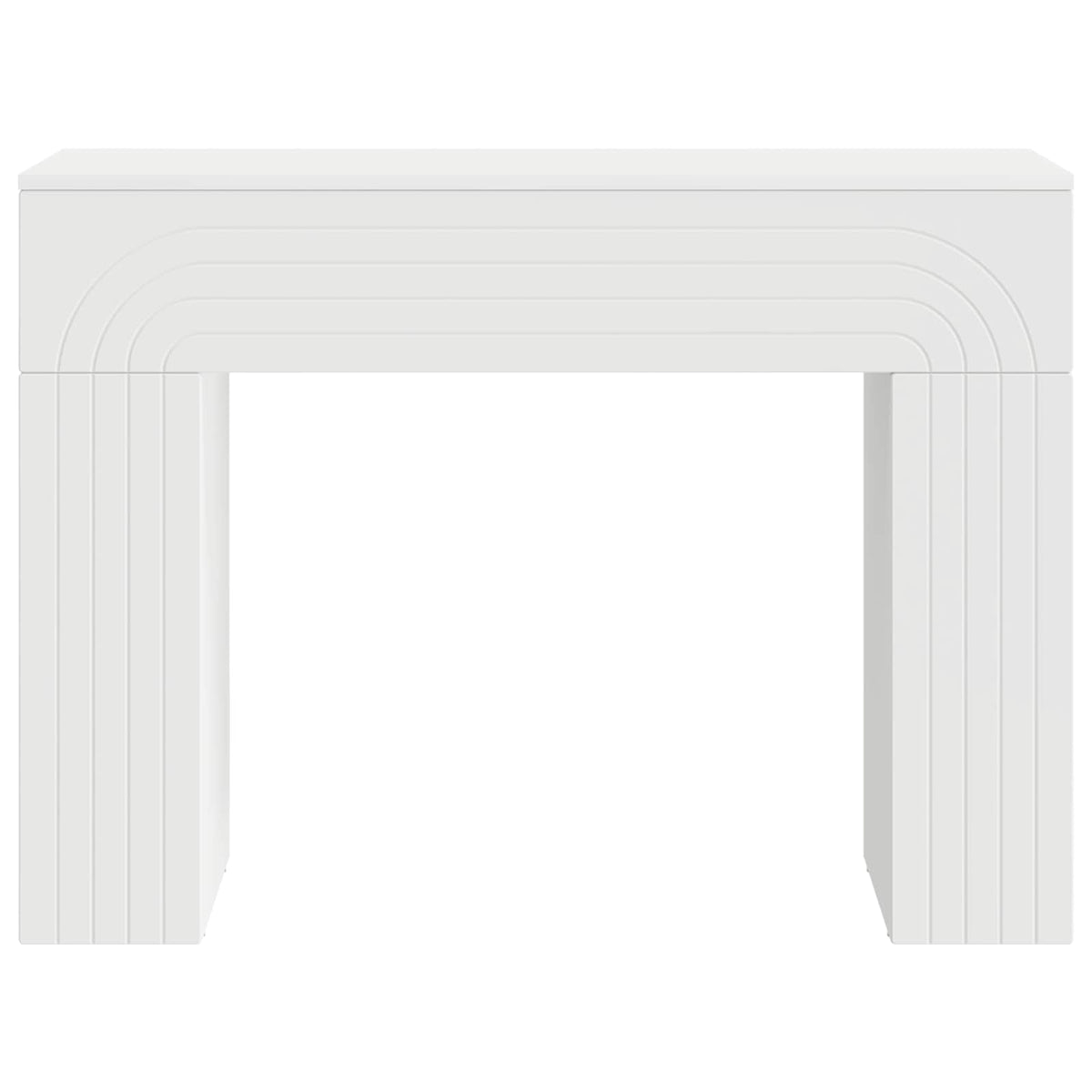 Couchtisch Weiß 102 x 35 x 75 cm Holzwerkstoff