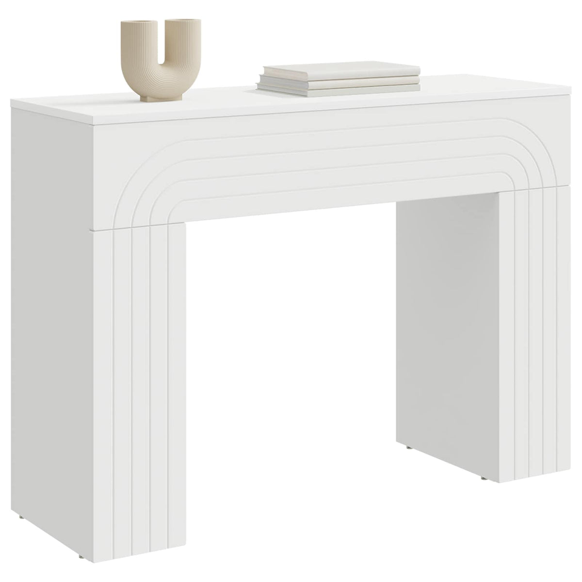 Couchtisch Weiß 102 x 35 x 75 cm Holzwerkstoff