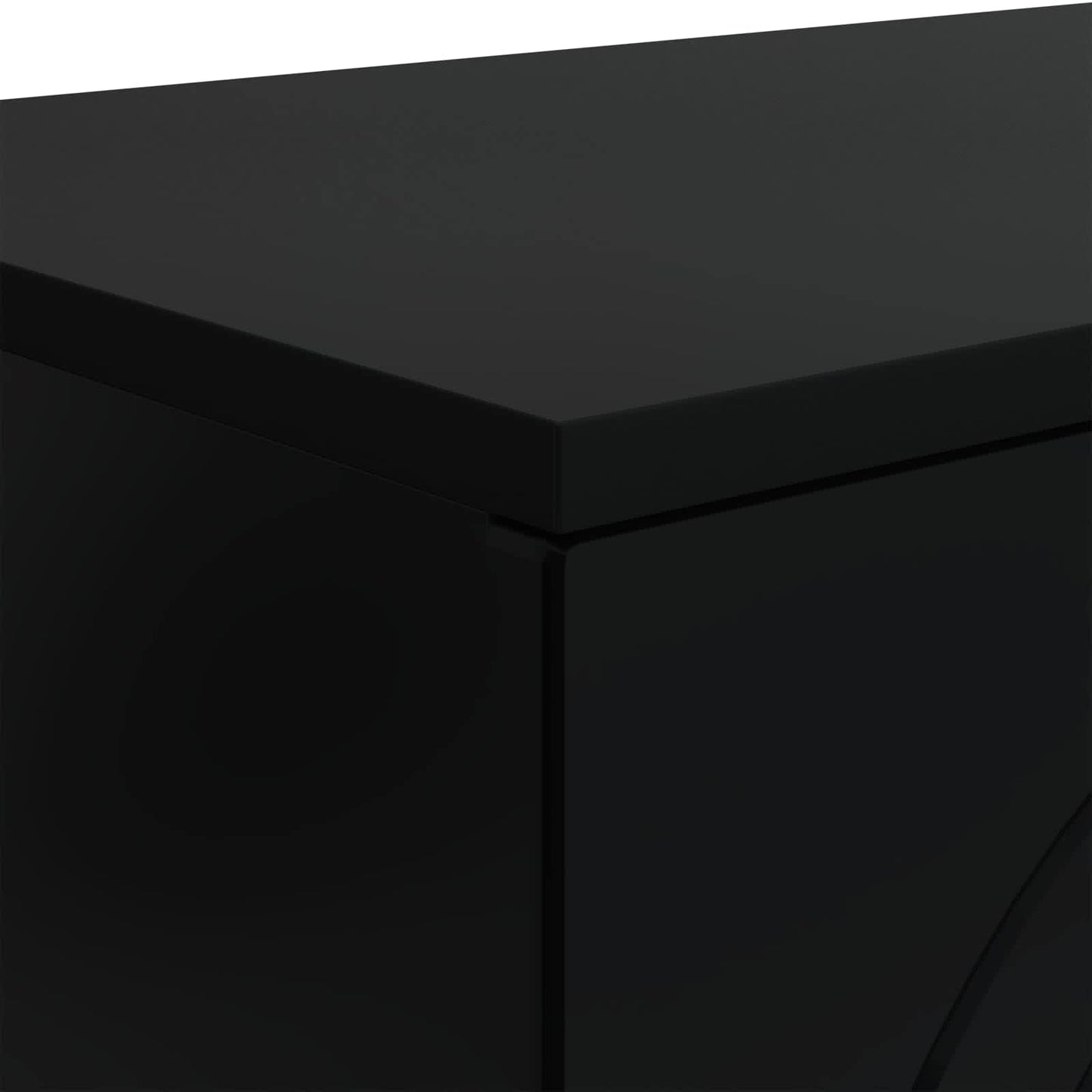 Couchtisch Schwarz 102 x 35 x 75 cm Holzwerkstoff