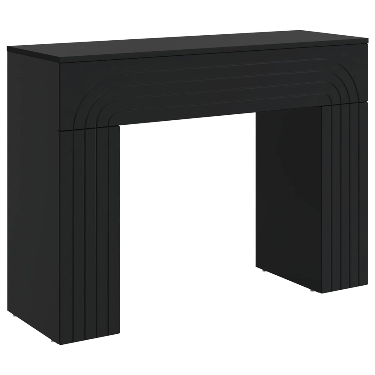 Couchtisch Schwarz 102 x 35 x 75 cm Holzwerkstoff