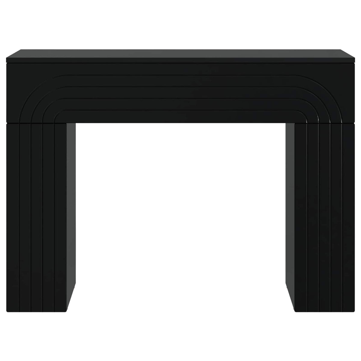 Couchtisch Schwarz 102 x 35 x 75 cm Holzwerkstoff