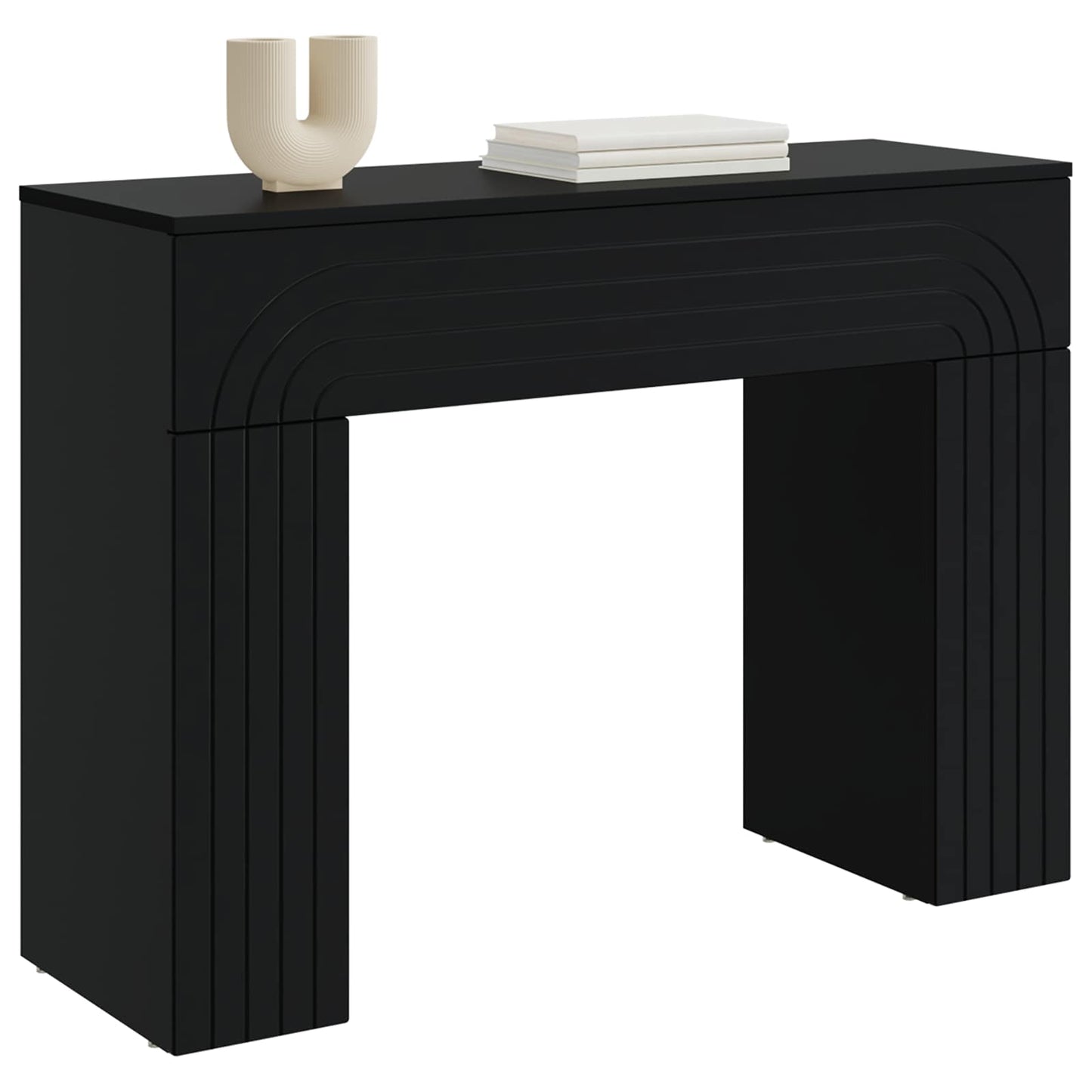 Couchtisch Schwarz 102 x 35 x 75 cm Holzwerkstoff