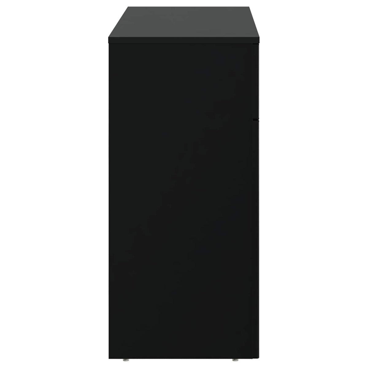 Couchtisch Schwarz 102 x 35 x 75 cm Holzwerkstoff