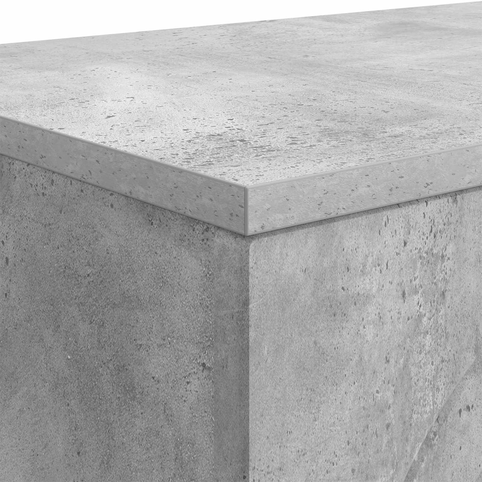 Couchtisch Betongrau 102 x 35 x 75 cm Holzwerkstoff