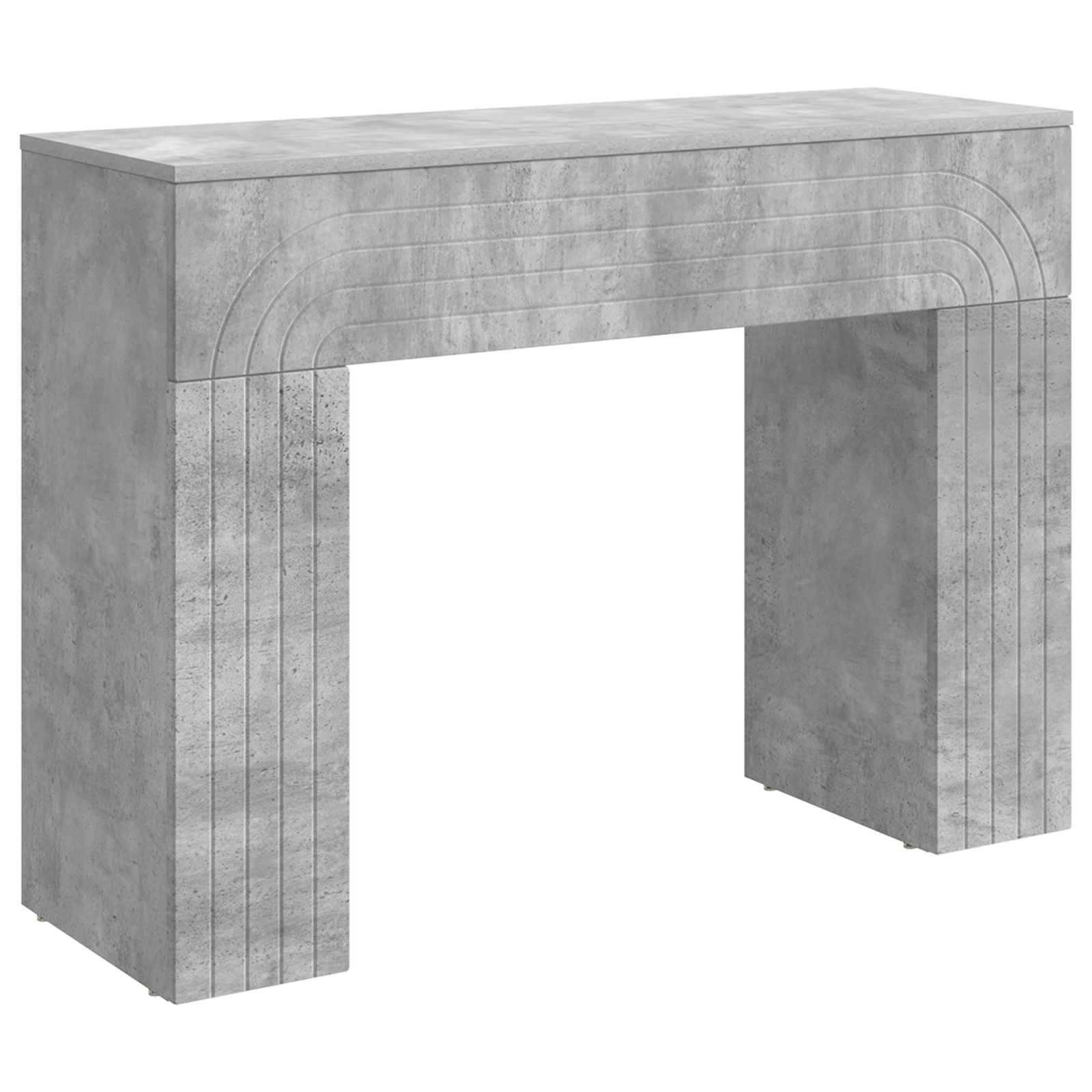 Couchtisch Betongrau 102 x 35 x 75 cm Holzwerkstoff