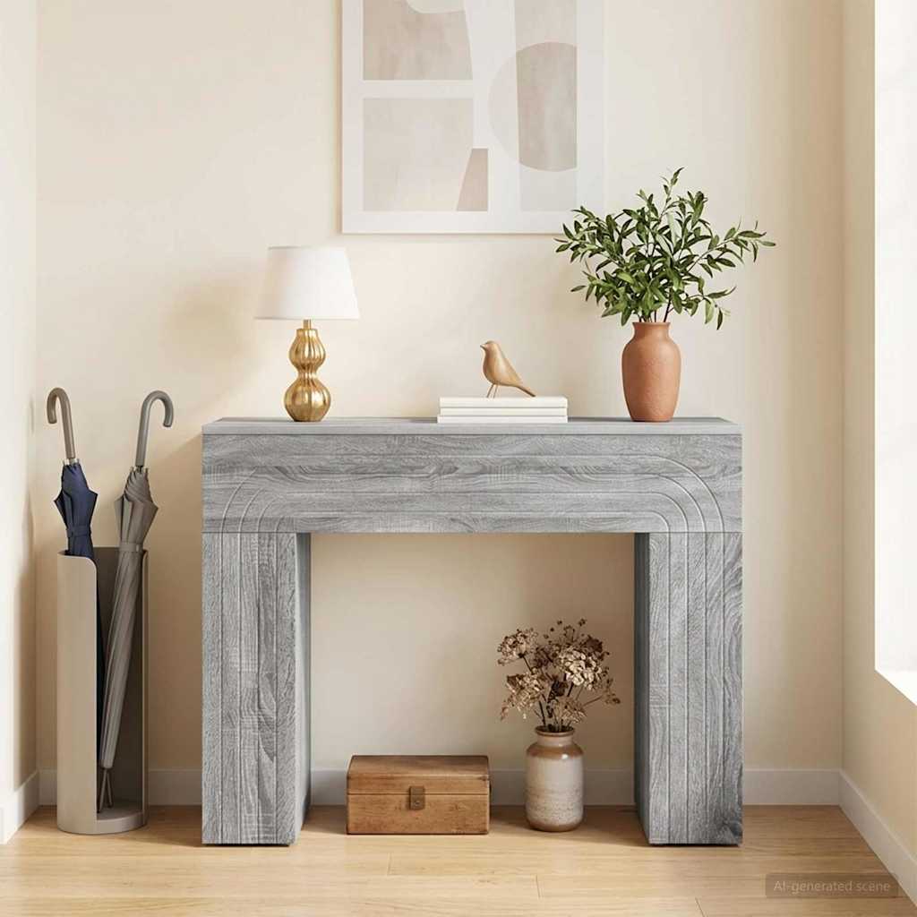 Couchtisch Sonoma-Grau 102 x 35 x 75 cm Holzwerkstoff