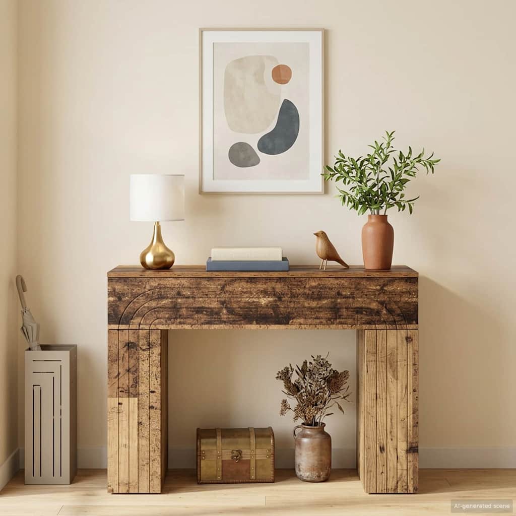 Couchtisch Altholz 102 x 35 x 75 cm Holzwerkstoff
