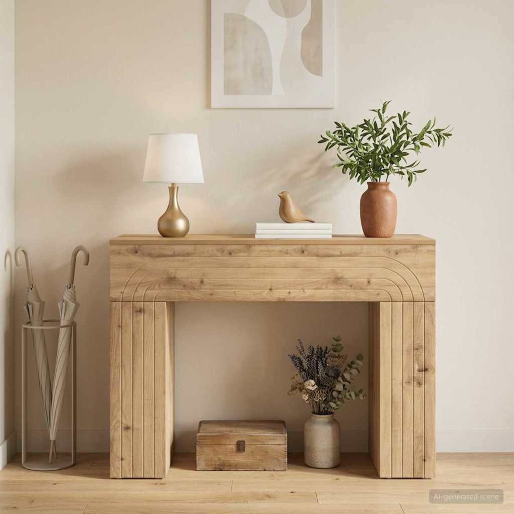 Couchtisch Artisan-Eiche 102 x 35 x 75 cm Holzwerkstoff