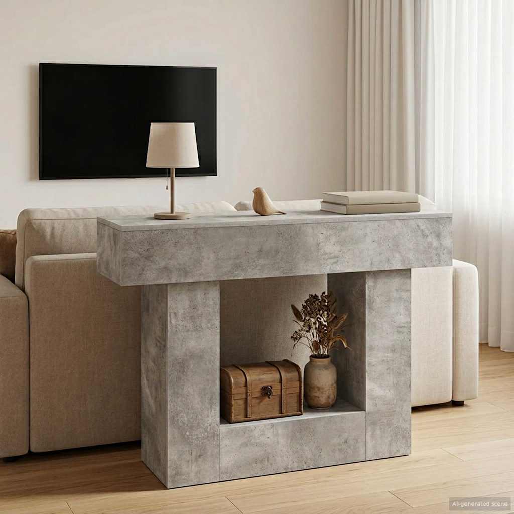Betongrau 101 x 30 x 74 cm