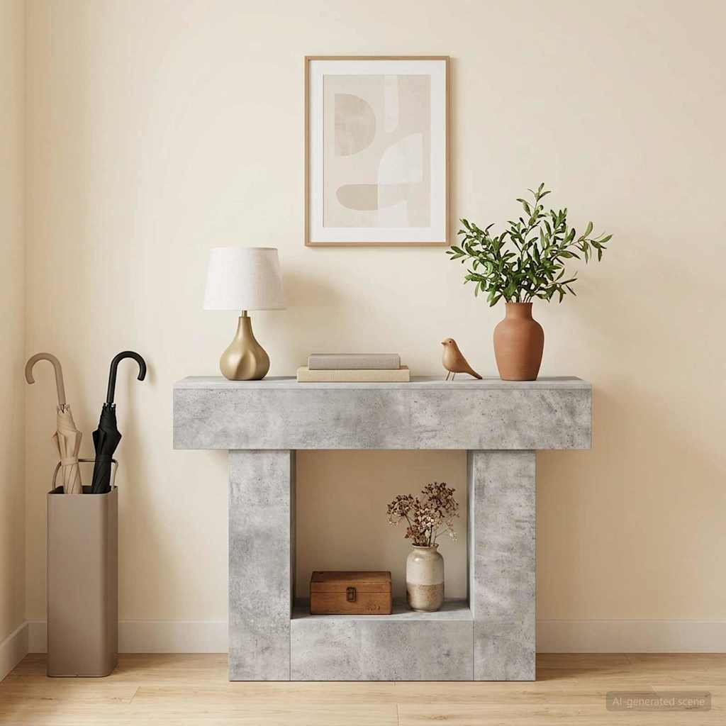 Betongrau 101 x 30 x 74 cm