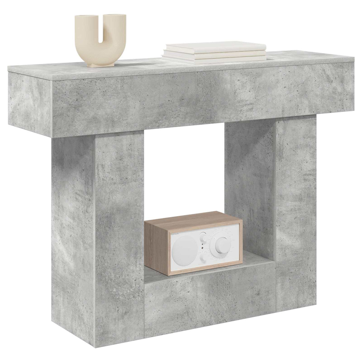 Betongrau 101 x 30 x 74 cm