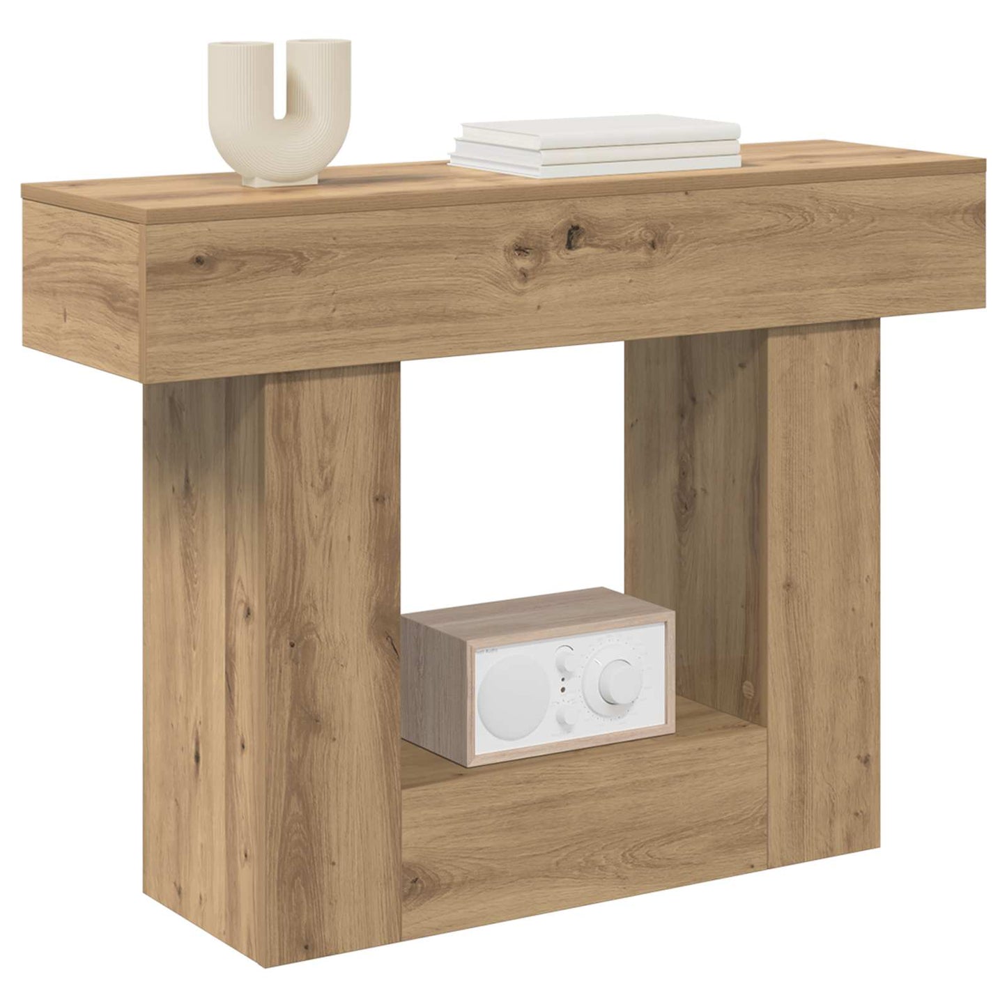 Konsolentisch Artisan-Eiche 101 x 30 x 74 cm Holzwerkstoff