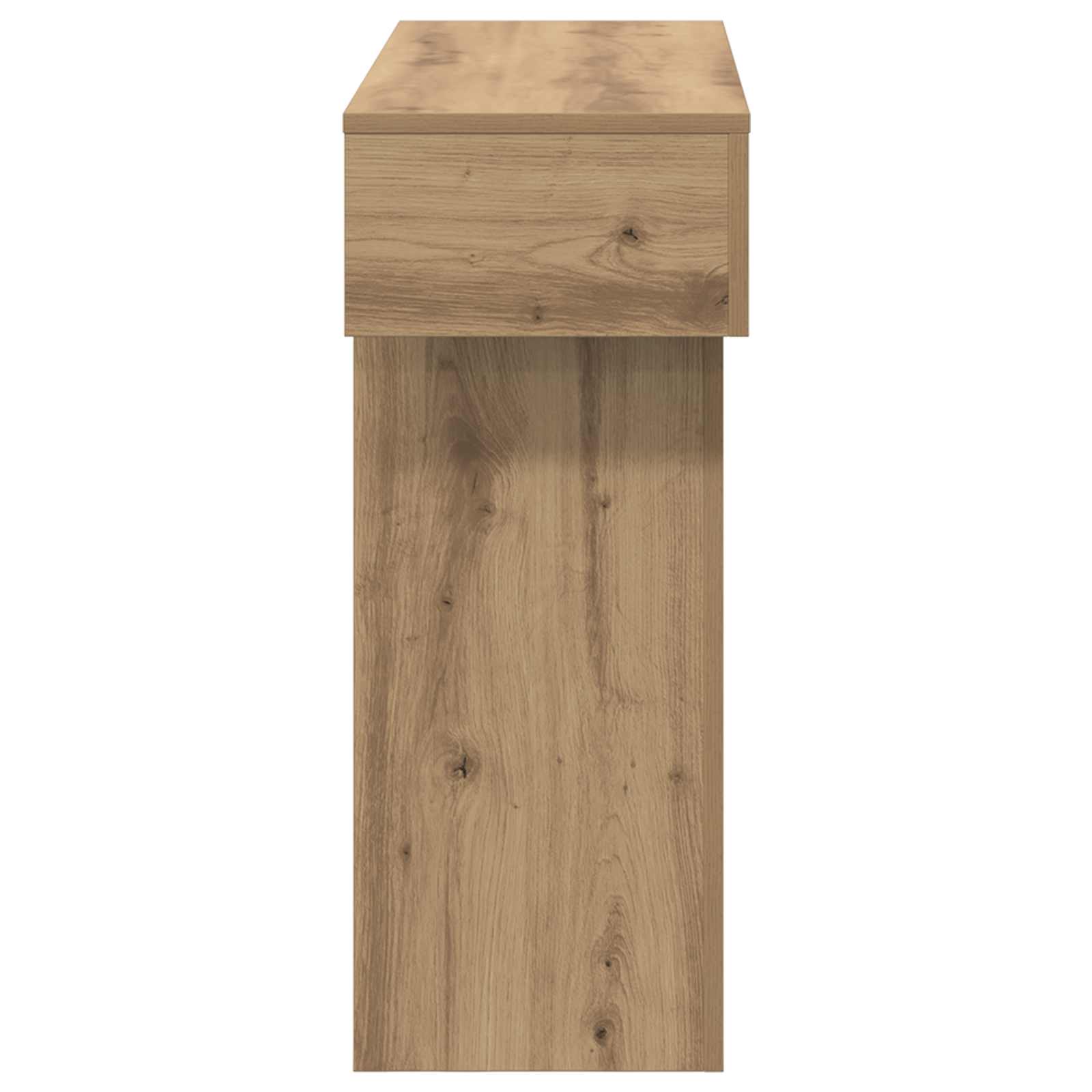 Konsolentisch Artisan-Eiche 101 x 30 x 74 cm Holzwerkstoff