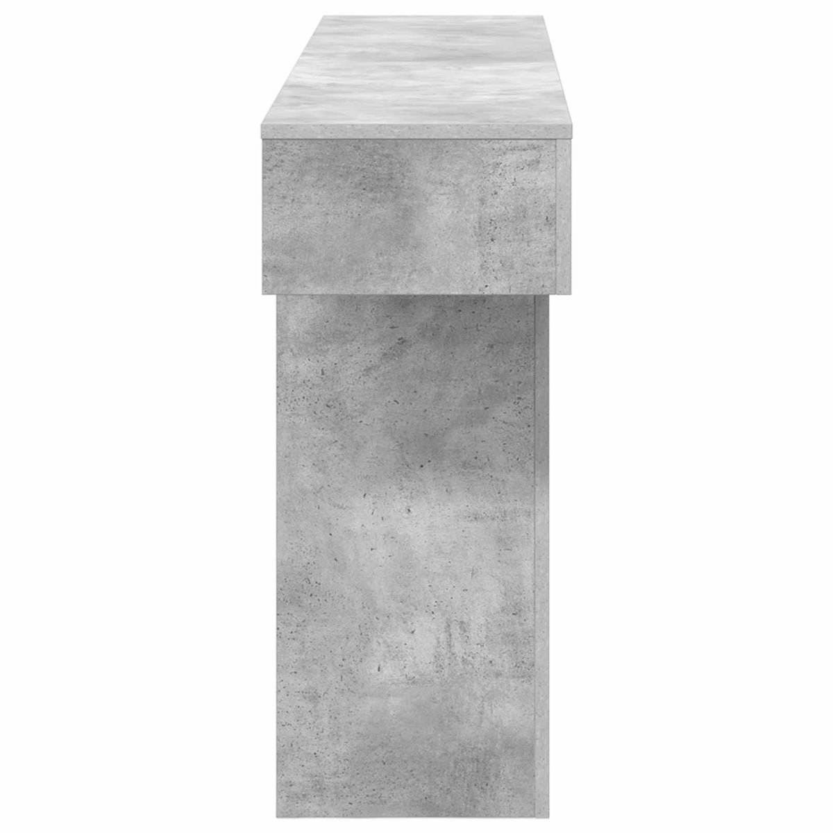 Betongrau 160 x 30 x 74 cm