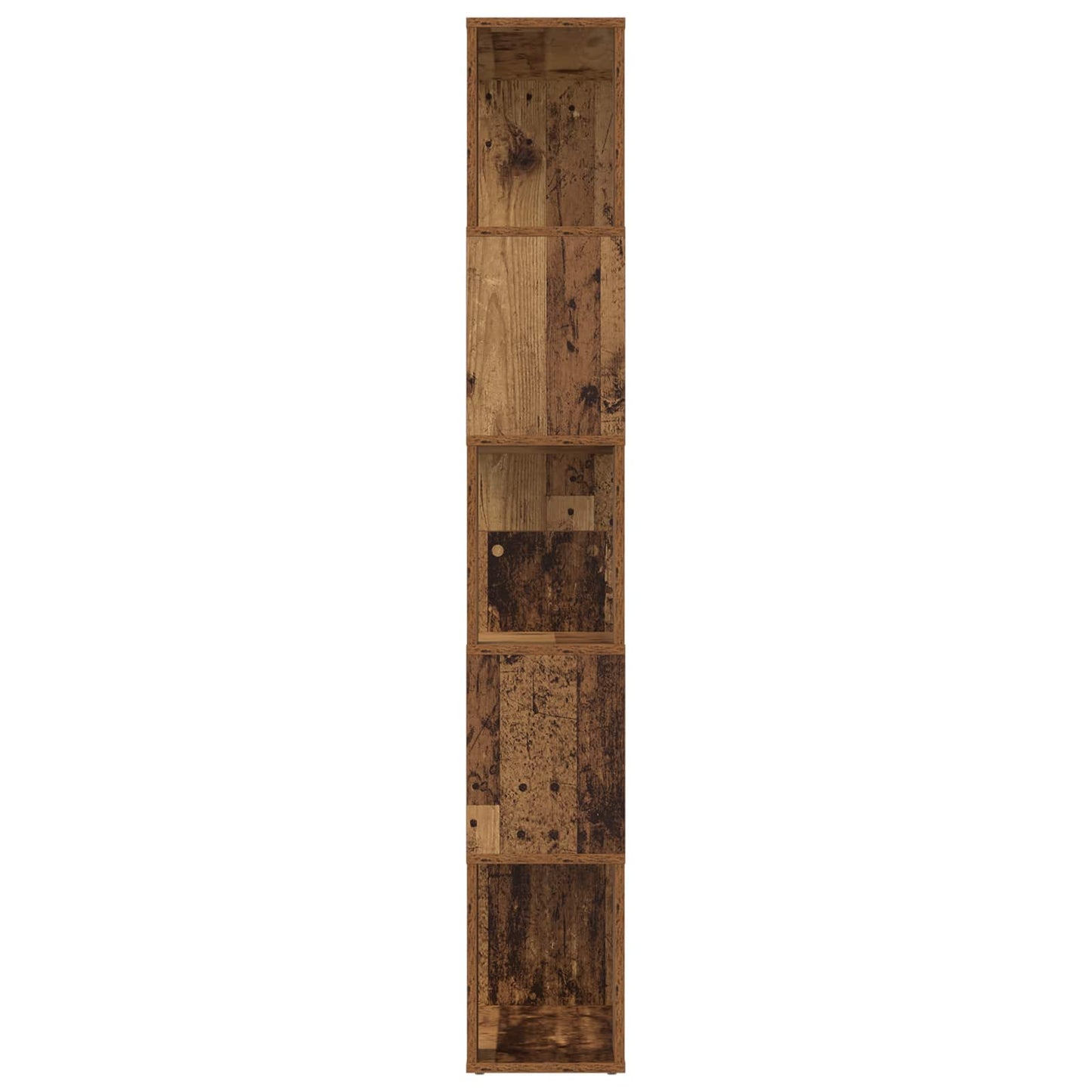 Bücherregal 80 x 24 x 159 cm Holzwerkstoff Altholz