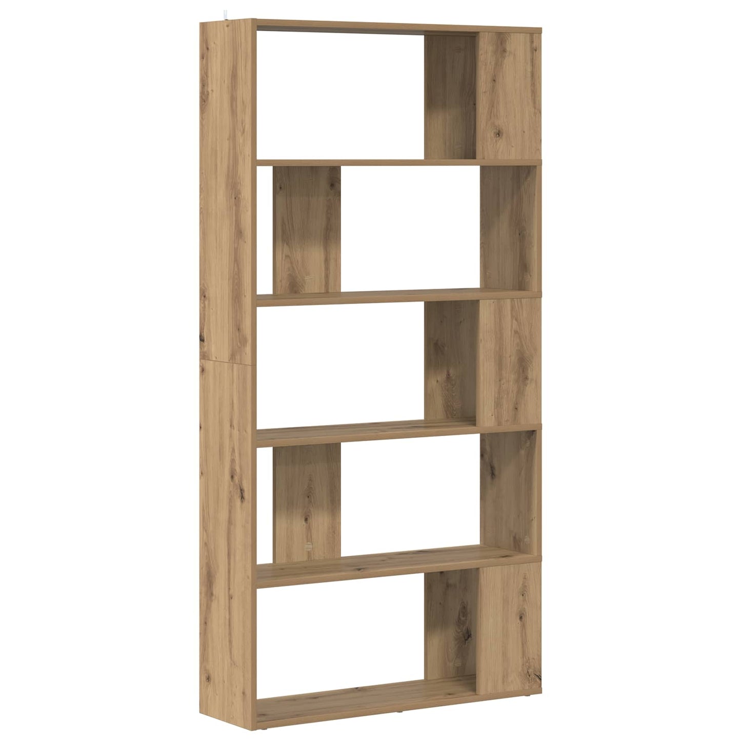 Bücherregal 80 x 24 x 159 cm Holzwerkstoff Artisan-Eiche